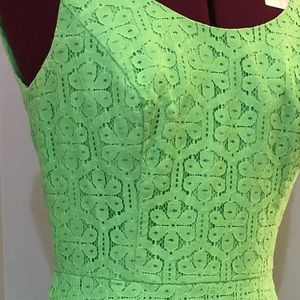 Lilly Pulitzer green cotton floral dress